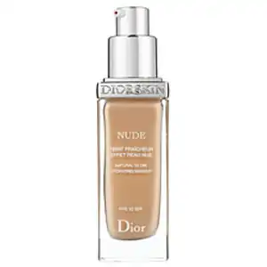 Odą drėkinanti kreminė pudra Diorskin Nude Natural Glow, SPF 10 