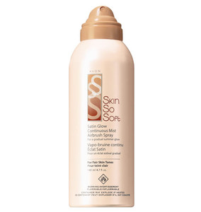 SKIN SO SOFT Satin Glow Continuous aerozolis dirbtinams odos įdegiui 